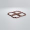 Ekena Millwork Extra Small Englewood Decorative Fretwork Wood Wall Panels, Walnut, 7 3/8"W x 7 3/8"H x 3/8"T WALW08X08X0375EWDWA - alternate 4